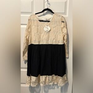 METRO TREASURE TUNIC - BLACK -